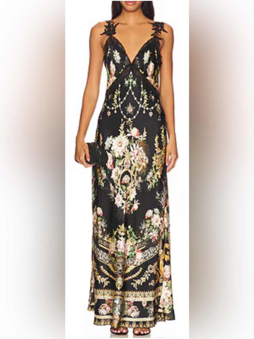 Camilla NWT v neck bias slip dress size XS